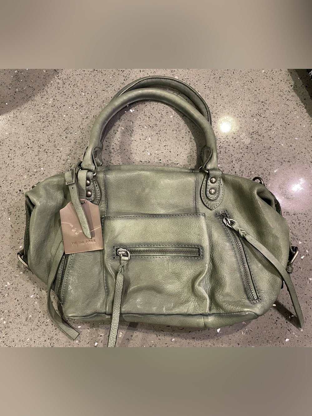 Free People Baby Emerson Tote in Secret Sage